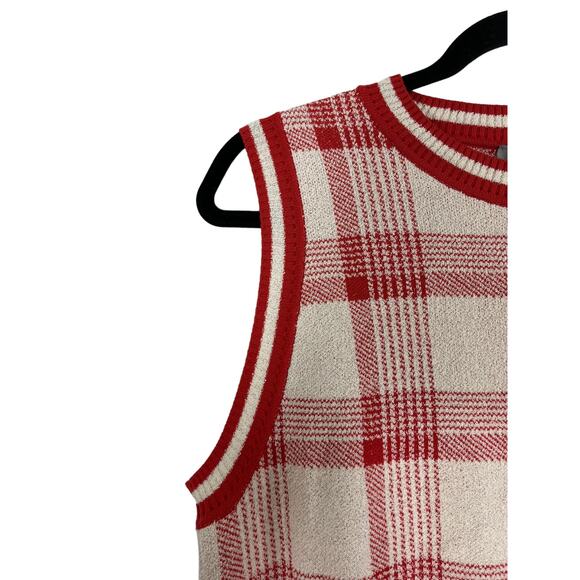 Marella sweater vest red Acacia Plaid - Picture 3 of 6